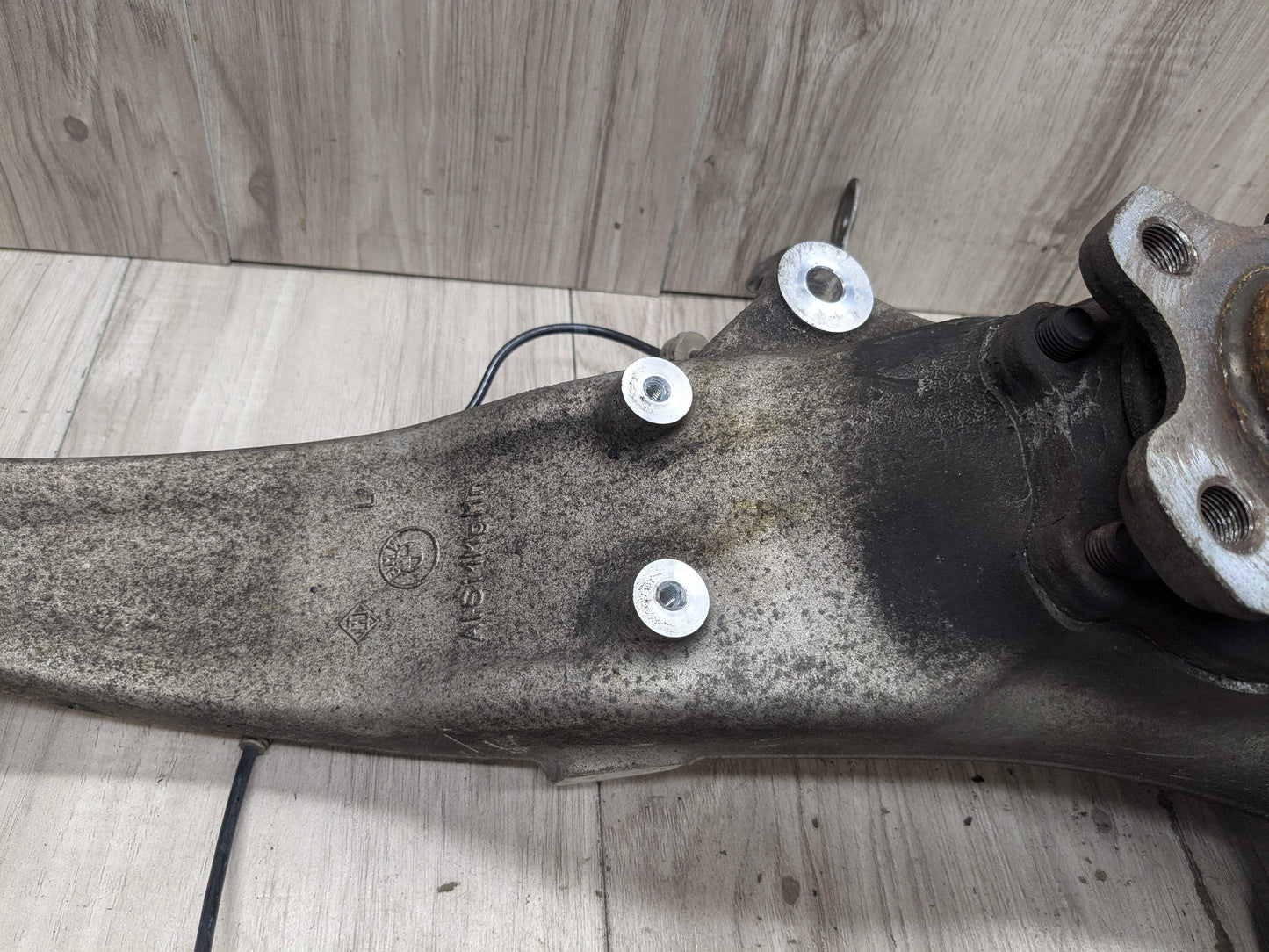 16-22 OEM BMW G11 G12 740 750 AWD Front Left Driver Spindle Carrier Knuckle