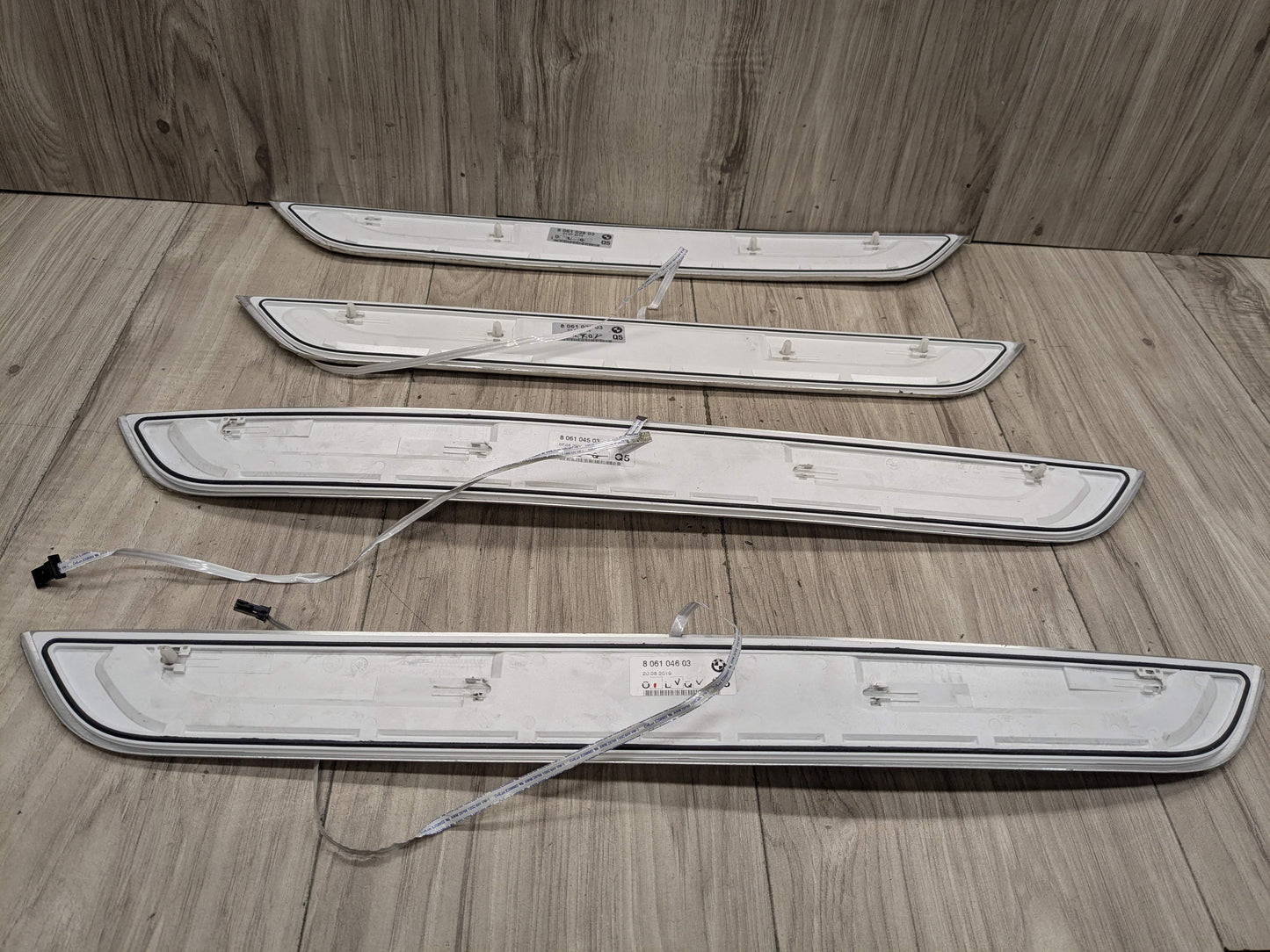 16-19 OEM BMW G11 G12 OEM Door Sills M Trim Illuminated Entry Panels Kit SET*