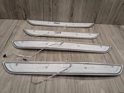 16-19 OEM BMW G11 G12 OEM Door Sills M Trim Illuminated Entry Panels Kit SET*
