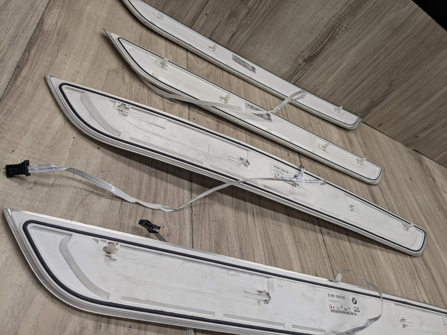 16-19 OEM BMW G11 G12 OEM Door Sills M Trim Illuminated Entry Panels Kit SET*