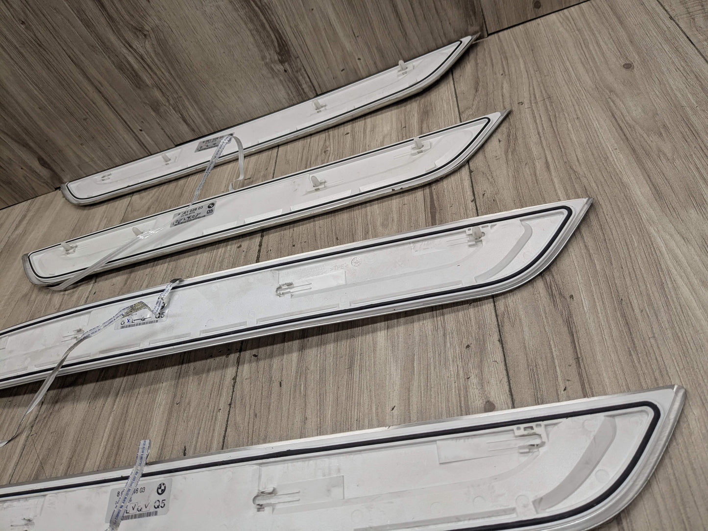 16-19 OEM BMW G11 G12 OEM Door Sills M Trim Illuminated Entry Panels Kit SET*