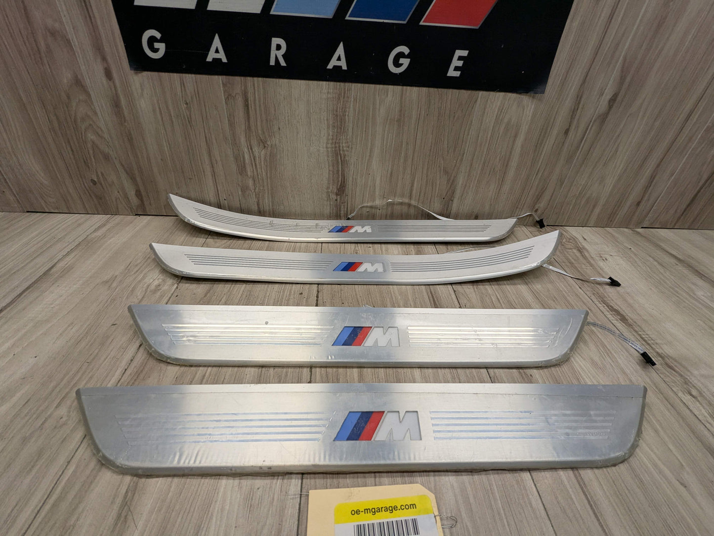 16-19 OEM BMW G11 G12 OEM Door Sills M Trim Illuminated Entry Panels Kit SET*