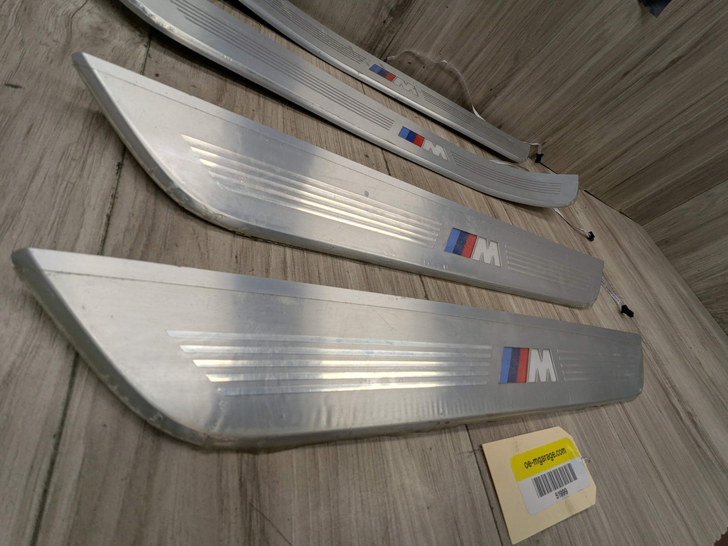 16-19 OEM BMW G11 G12 OEM Door Sills M Trim Illuminated Entry Panels Kit SET*