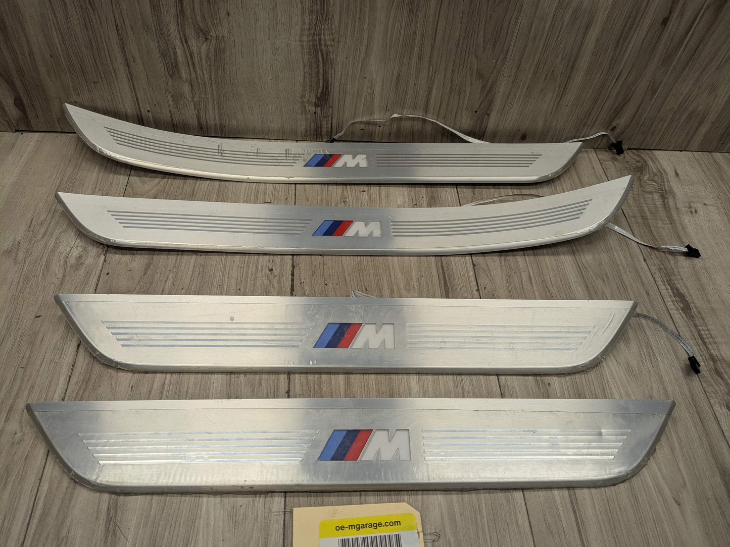 16-19 OEM BMW G11 G12 OEM Door Sills M Trim Illuminated Entry Panels Kit SET*