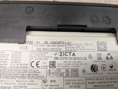 OEM BMW G01 G12 G20 G26 G30 F90 F97 BDC Body Domain Control Control Module Unit