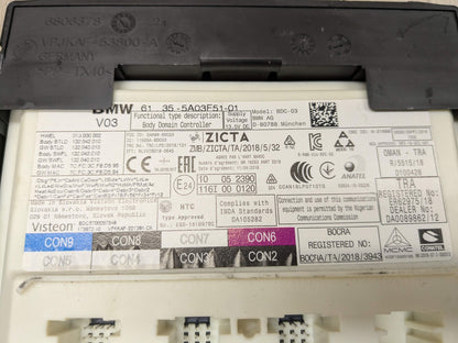 OEM BMW G01 G12 G20 G26 G30 F90 F97 BDC Body Domain Control Control Module Unit