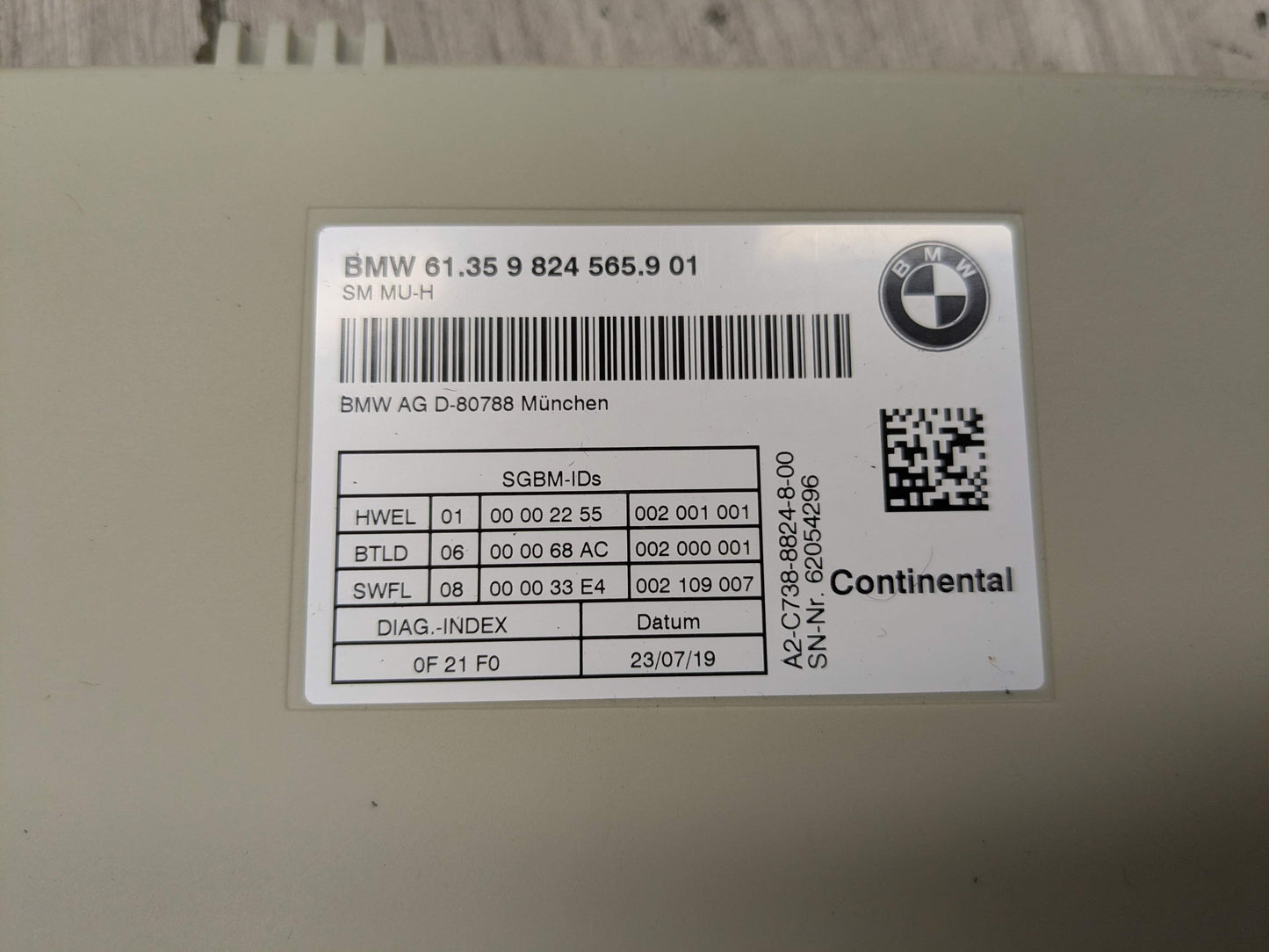 OEM BMW F90 G01 G02 G05 G07 G12 G20 G30 Front Left Right Seat Control Module