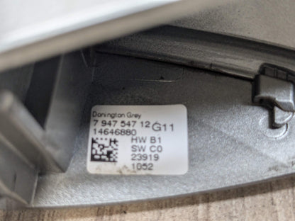 16-22 OEM BMW G11 G12 740 750 COMFORT ACCESS Rear Left Driver Door Handle Gray