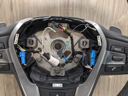 OEM BMW G05 G07 G12 G16 G30 M SPORT Leather Steering Wheel w/ Shifters HEATED