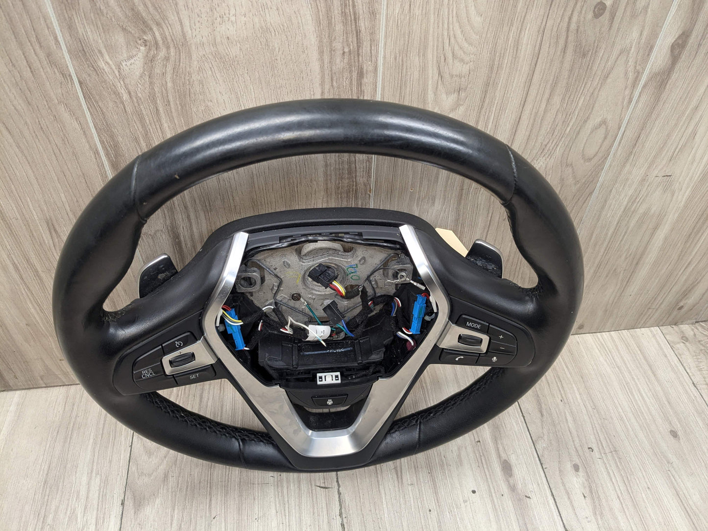 OEM BMW G05 G07 G12 G16 G30 M SPORT Leather Steering Wheel w/ Shifters HEATED