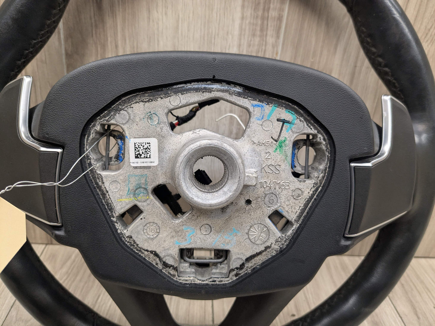 OEM BMW G05 G07 G12 G16 G30 M SPORT Leather Steering Wheel w/ Shifters HEATED