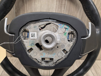 OEM BMW G05 G07 G12 G16 G30 M SPORT Leather Steering Wheel w/ Shifters HEATED