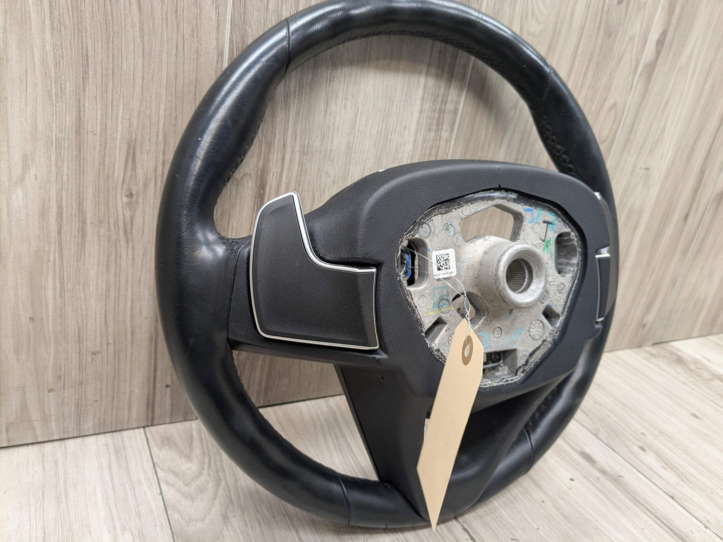 OEM BMW G05 G07 G12 G16 G30 M SPORT Leather Steering Wheel w/ Shifters HEATED