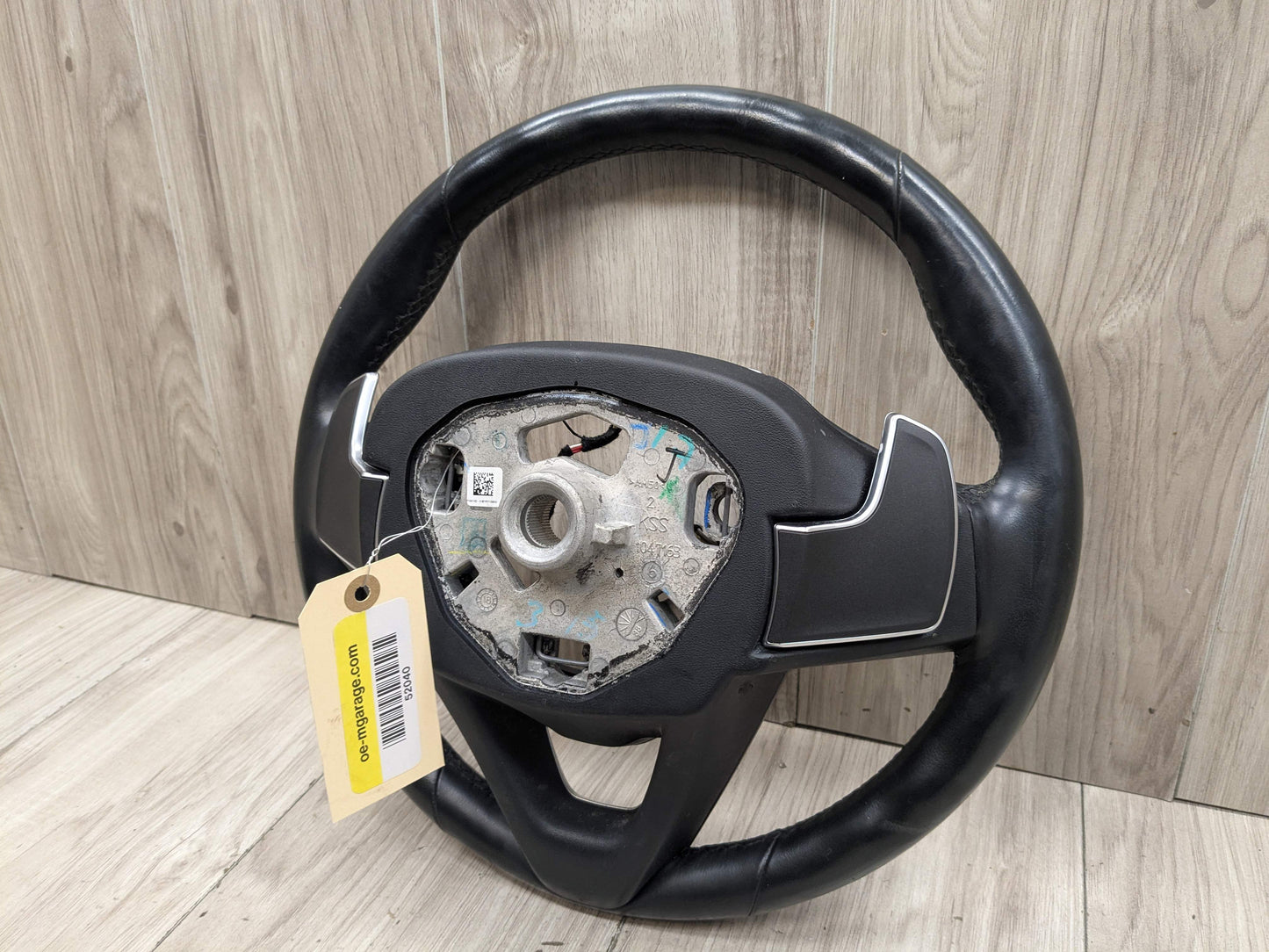 OEM BMW G05 G07 G12 G16 G30 M SPORT Leather Steering Wheel w/ Shifters HEATED