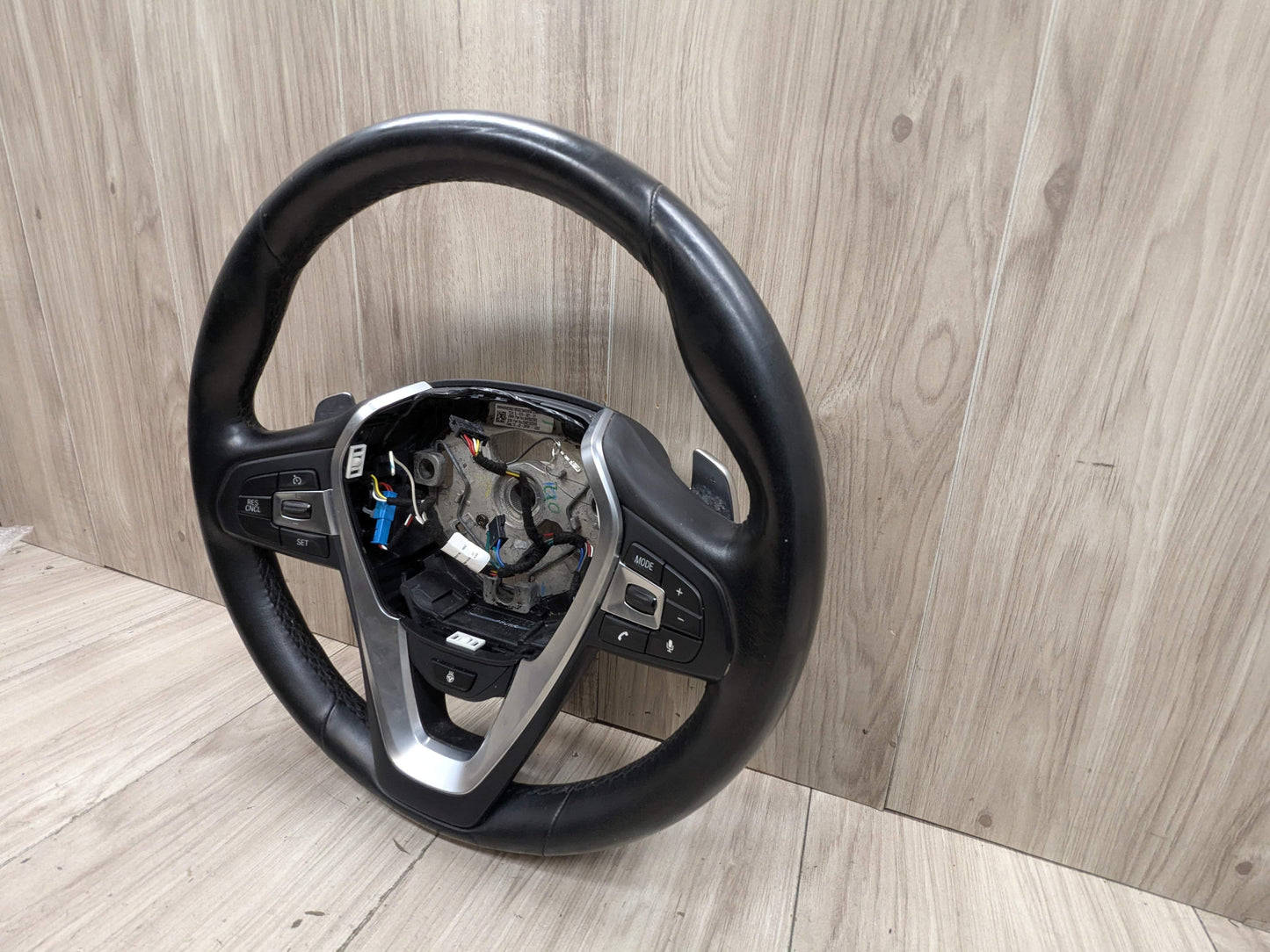 OEM BMW G05 G07 G12 G16 G30 M SPORT Leather Steering Wheel w/ Shifters HEATED