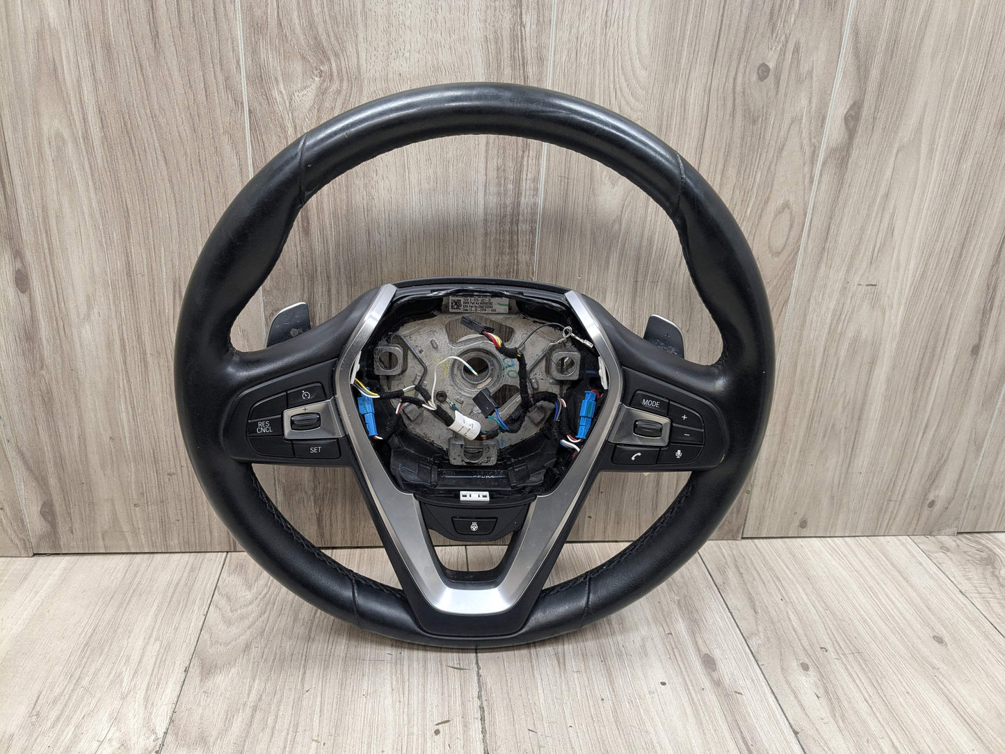 OEM BMW G05 G07 G12 G16 G30 M SPORT Leather Steering Wheel w/ Shifters HEATED