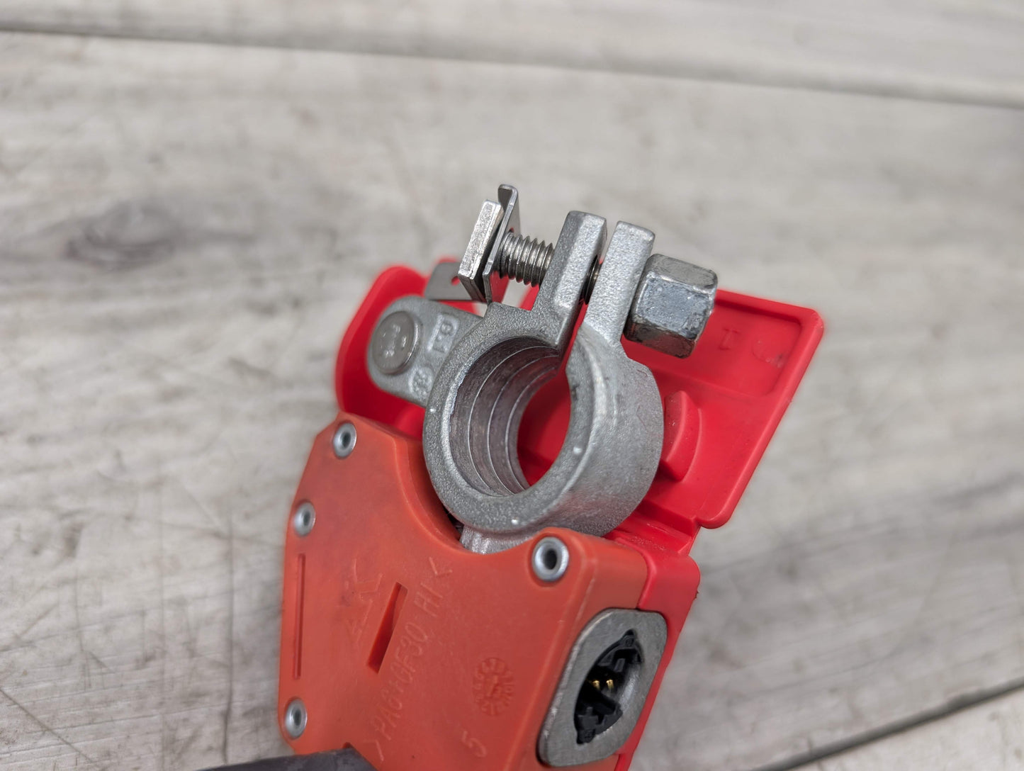 12-20 OEM BMW F30 F32 F80 F82 M4 Battery Plus Pole Terminal Positive Red Cable