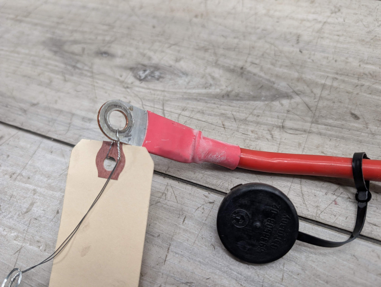 12-20 OEM BMW F30 F32 F80 F82 M4 Battery Plus Pole Terminal Positive Red Cable