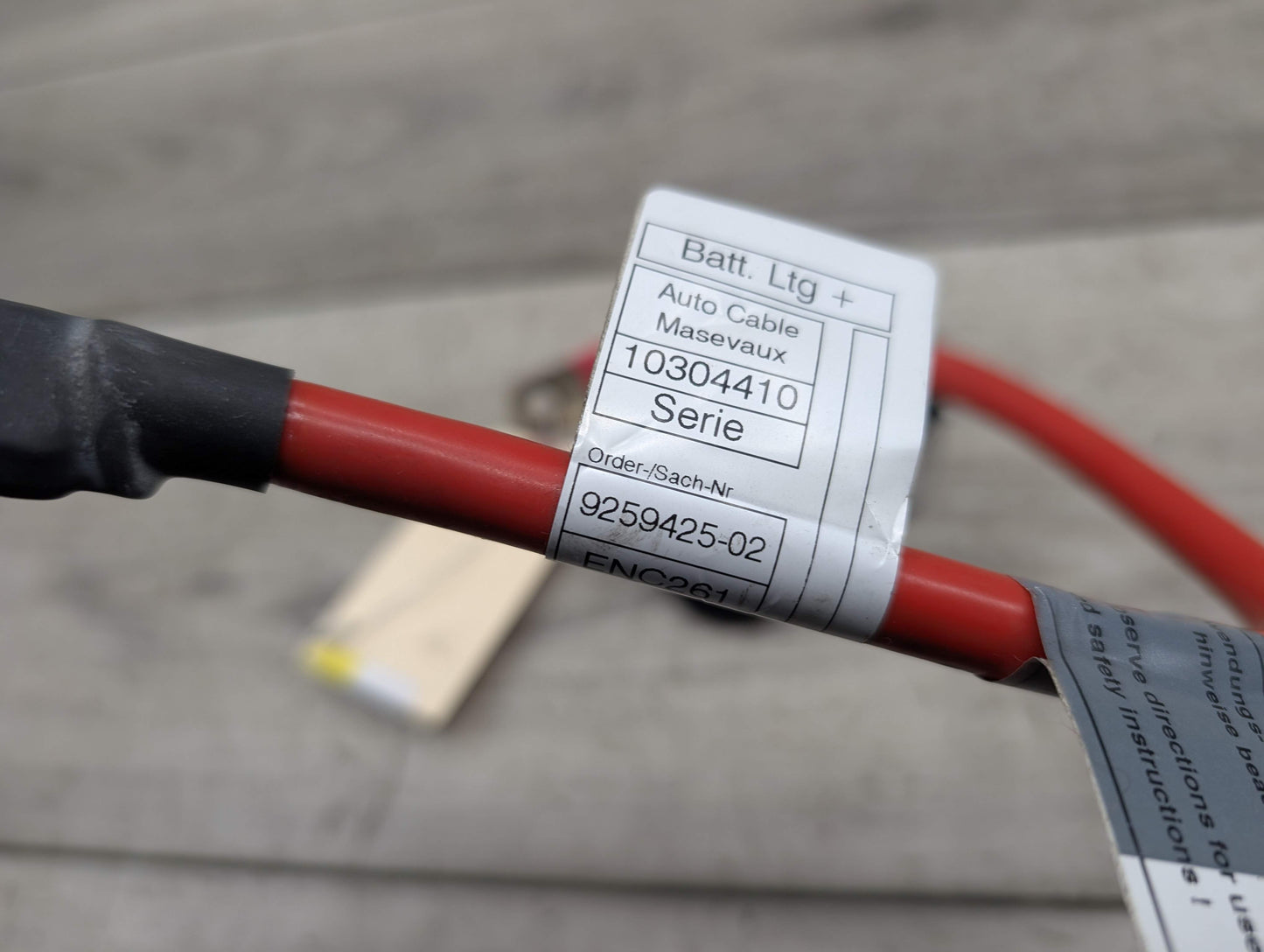 12-20 OEM BMW F30 F32 F80 F82 M4 Battery Plus Pole Terminal Positive Red Cable