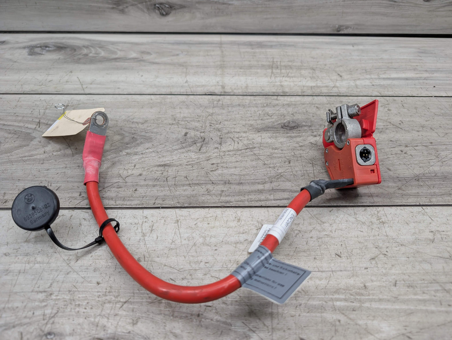 12-20 OEM BMW F30 F32 F80 F82 M4 Battery Plus Pole Terminal Positive Red Cable