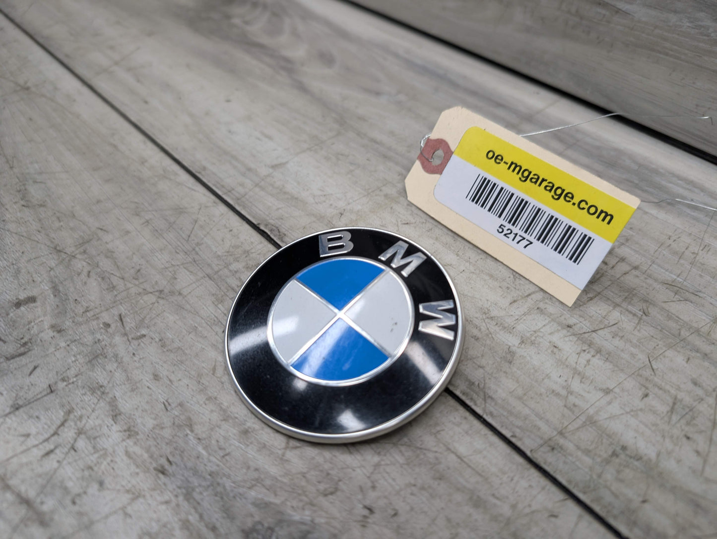 OEM BMW E90 F02 F22 F30 F32 F36 F80 F87 M3 M4 Rear Trunk Lid Round Emblem 74mm