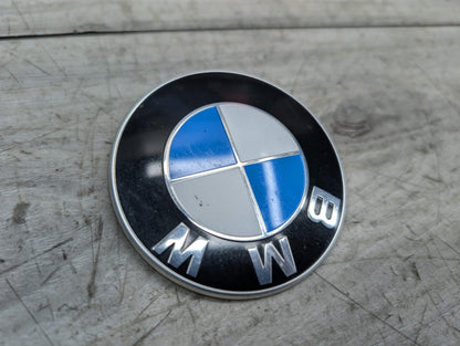 OEM BMW E90 F02 F22 F30 F32 F36 F80 F87 M3 M4 Rear Trunk Lid Round Emblem 74mm