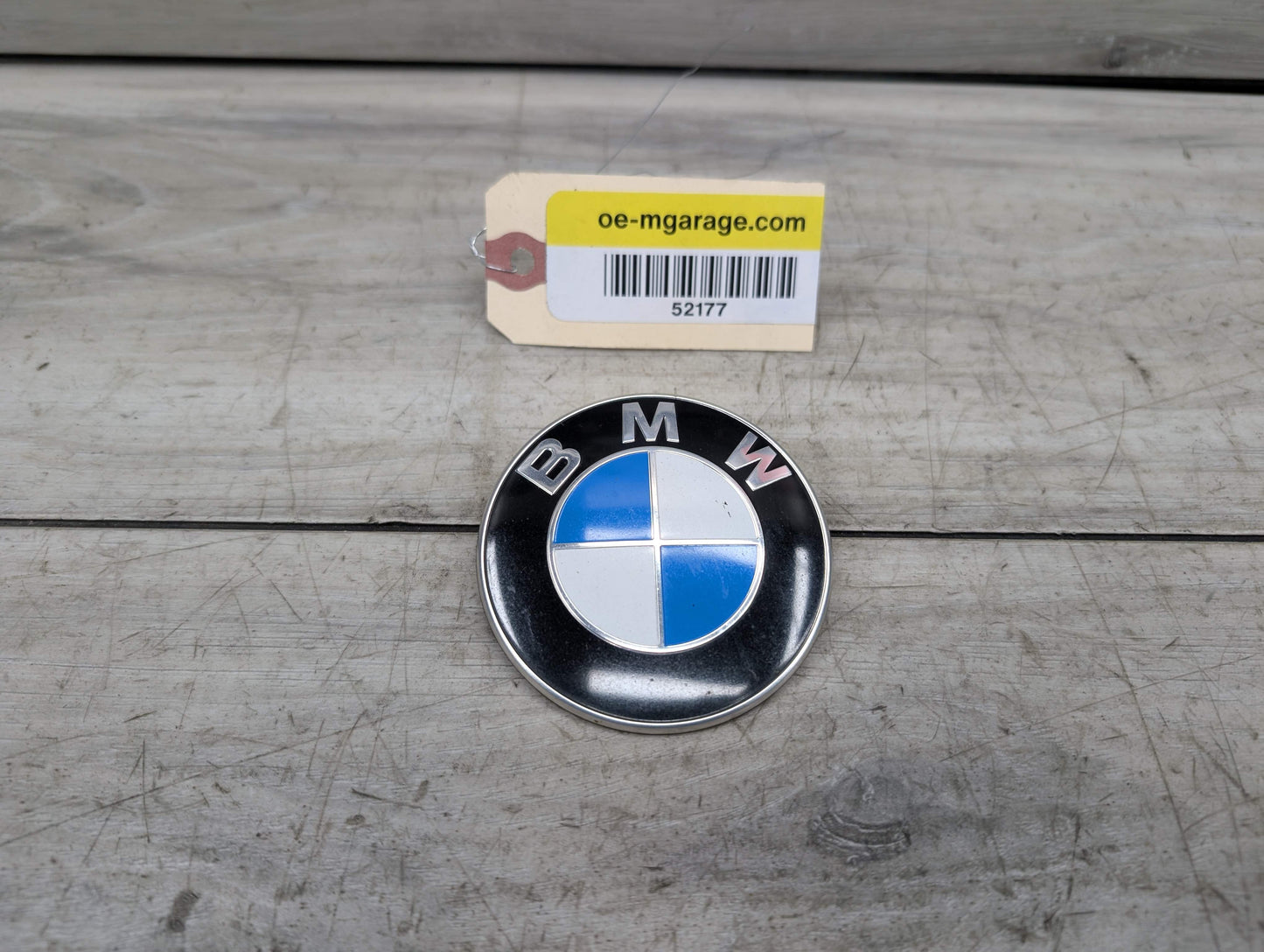 OEM BMW E90 F02 F22 F30 F32 F36 F80 F87 M3 M4 Rear Trunk Lid Round Emblem 74mm