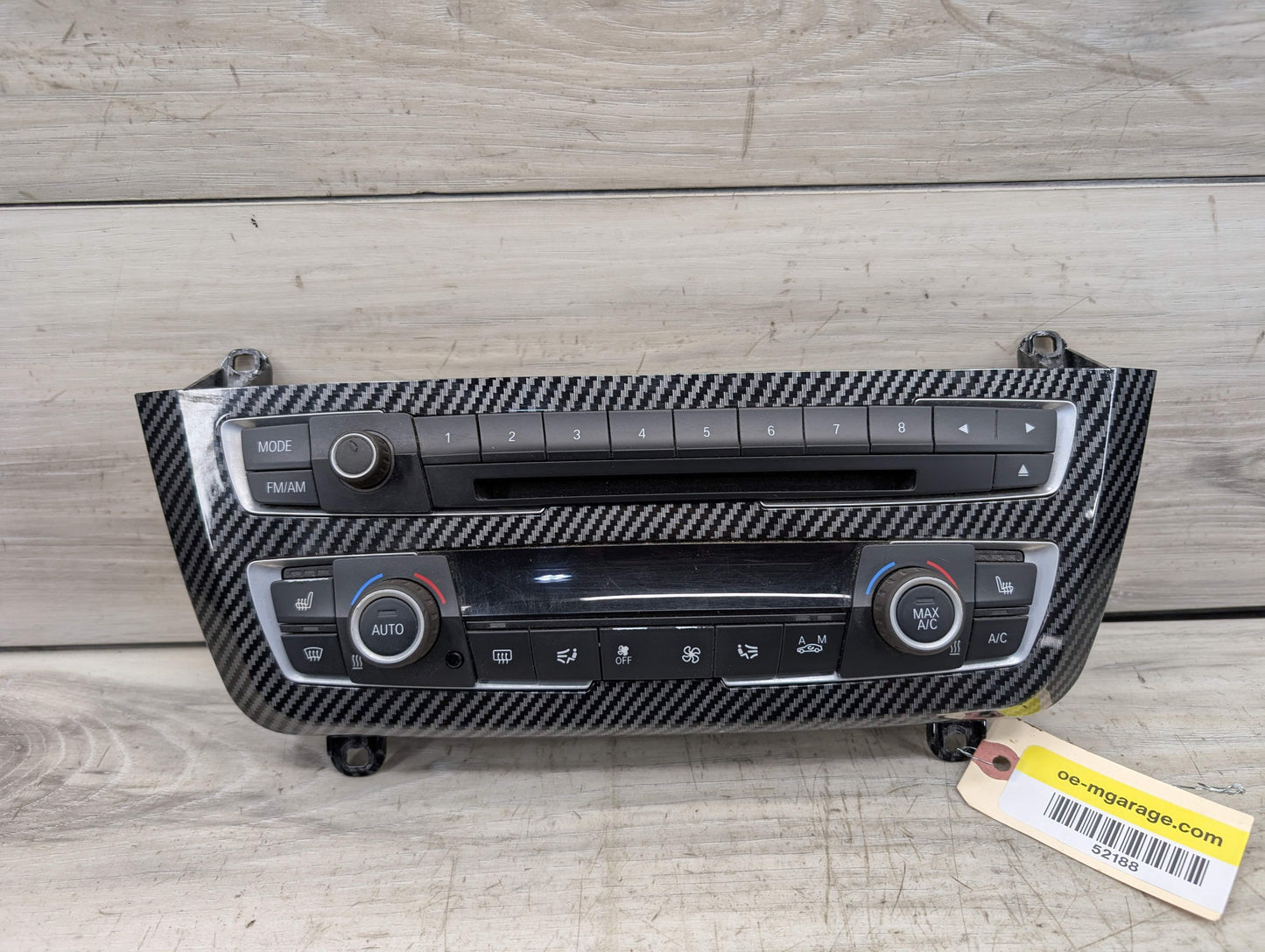 *Pre-LCI OEM BMW F30 F32 F36 AC Climate Heater Control Panel Radio Media Buttons