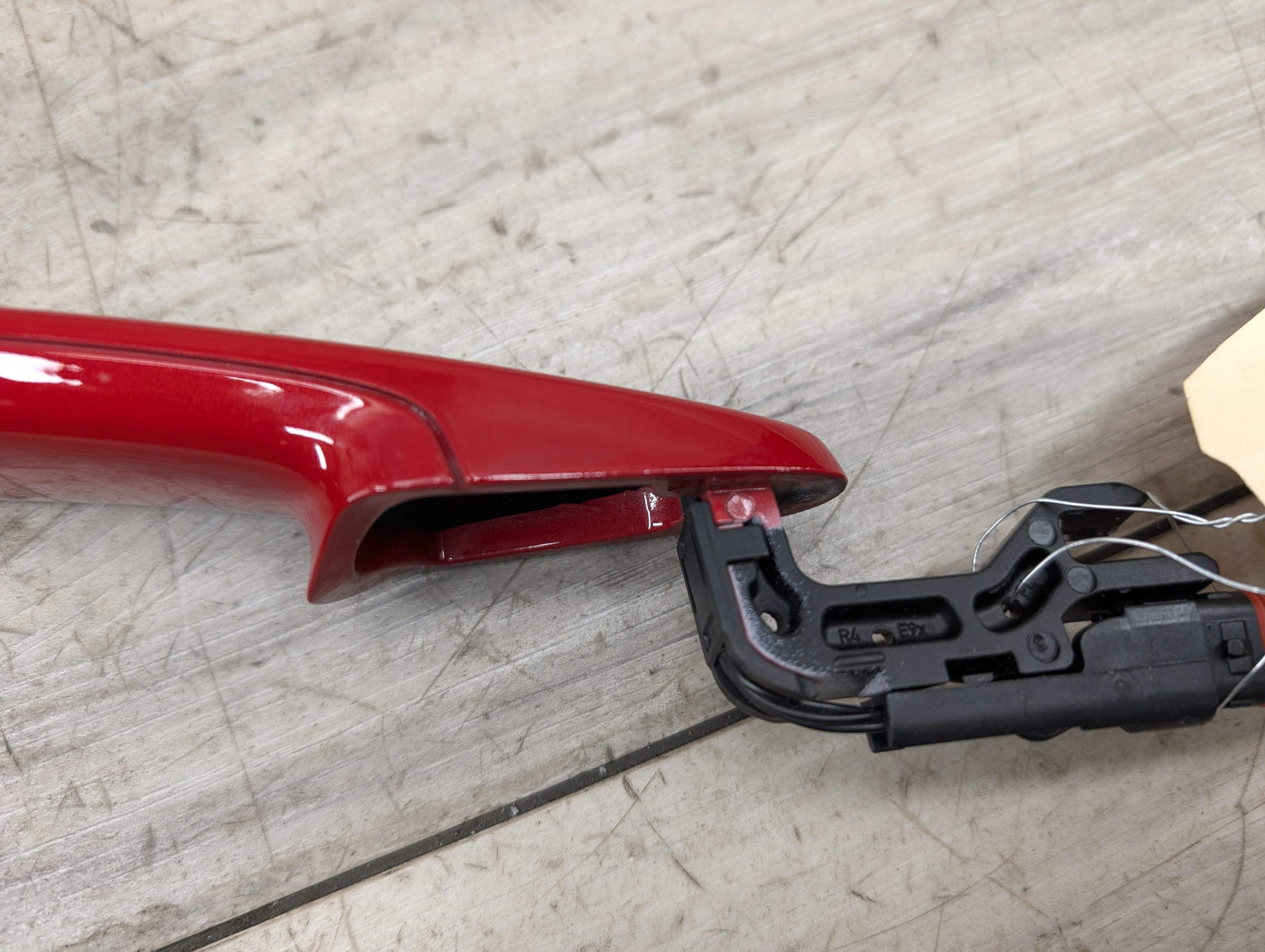 12-18 OEM BMW F30 F32 F36 COMFORT ACCESS Front Right Passenger Door Handle Red
