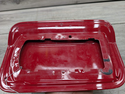 12-18 OEM BMW F30 F80 M3 335 340 Rear Fuel Gas Tank Flap Lid Cover Cap Red A75