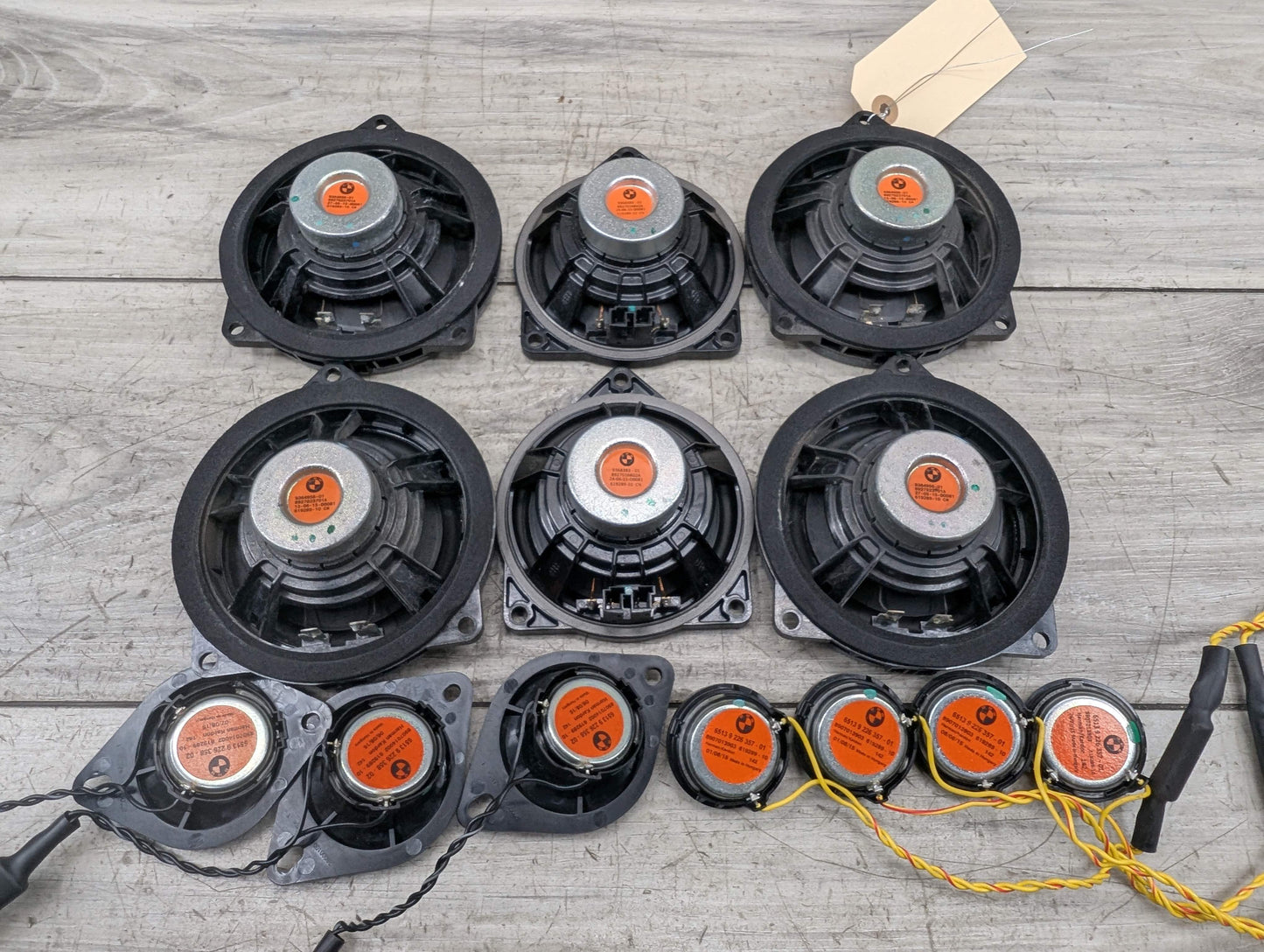 *OEM BMW F30 F32 F82 M4 G12 Sound System Speaker Subwoofer HARMAN KARDON SET