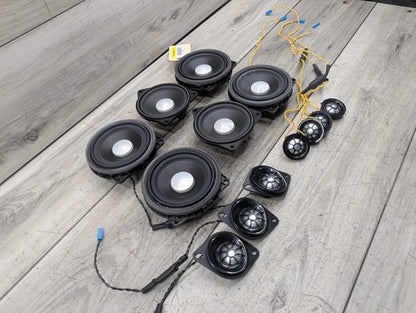 *OEM BMW F30 F32 F82 M4 G12 Sound System Speaker Subwoofer HARMAN KARDON SET