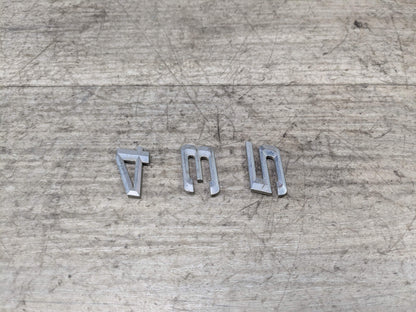 14-20 OEM BMW F32 F33 F36 Trunk Lid Emblem Letters 435