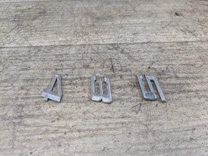 14-20 OEM BMW F32 F33 F36 Trunk Lid Emblem Letters 435