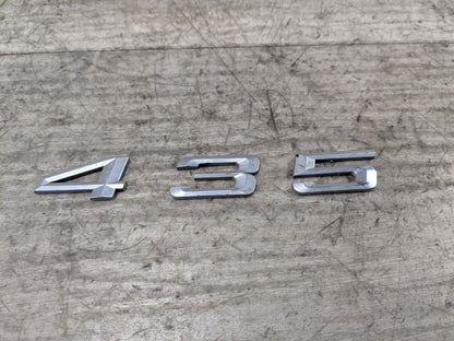 14-20 OEM BMW F32 F33 F36 Trunk Lid Emblem Letters 435