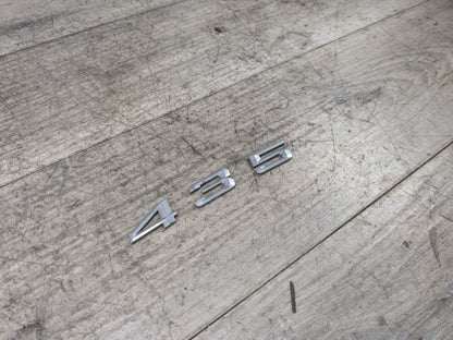 14-20 OEM BMW F32 F33 F36 Trunk Lid Emblem Letters 435