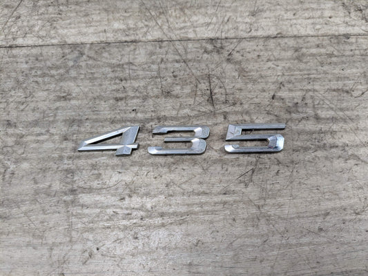 14-20 OEM BMW F32 F33 F36 Trunk Lid Emblem Letters 435