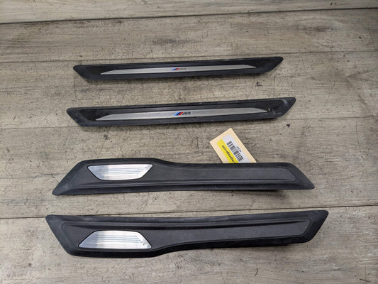 *OEM BMW F30 F31 M Sport Front Rear Left Right Entrance Door Sill Cover Trim SET