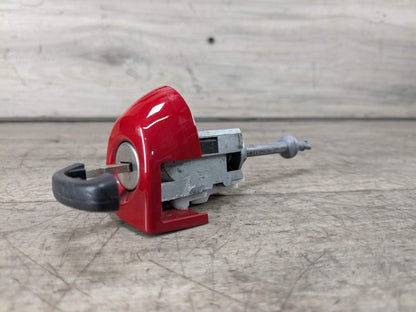 OEM BMW F30 F31 F80 M3 Left Driver Door Lock Key Blade Cylinder Mechanism Red