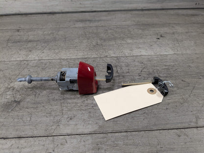 OEM BMW F30 F31 F80 M3 Left Driver Door Lock Key Blade Cylinder Mechanism Red