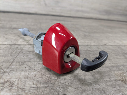 OEM BMW F30 F31 F80 M3 Left Driver Door Lock Key Blade Cylinder Mechanism Red