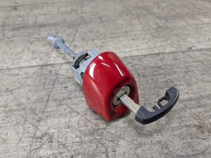 OEM BMW F30 F31 F80 M3 Left Driver Door Lock Key Blade Cylinder Mechanism Red