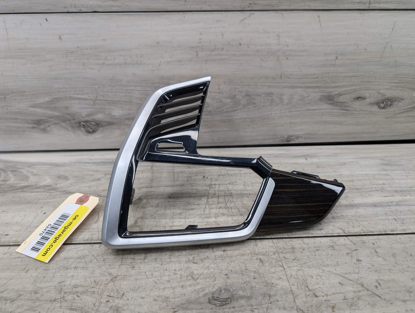 19-23 OEM BMW G05 G06 X5 Dash Left Driver AC Air Vent Wood Trim w/ Ambient Light