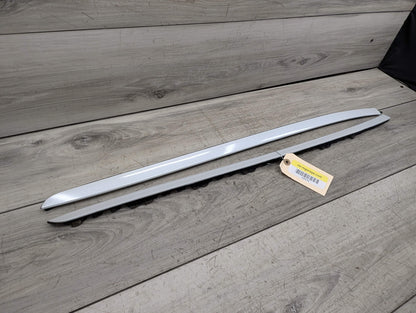 OEM BMW F15 F85 X5 X5M Front Left Right Windshield Side Drip Molding PAIR White