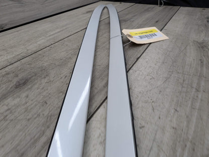 OEM BMW F15 F85 X5 X5M Front Left Right Windshield Side Drip Molding PAIR White