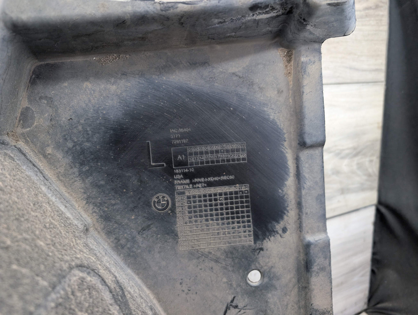 14-18 OEM BMW F15 X5 F85 X5M Left Driver Fender Liner Wheel Splash Shield