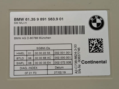OEM BMW F95 F97 G01 G05 G12 G20 G22 G26 G30 X3 X5 Front Left Right Seat Module