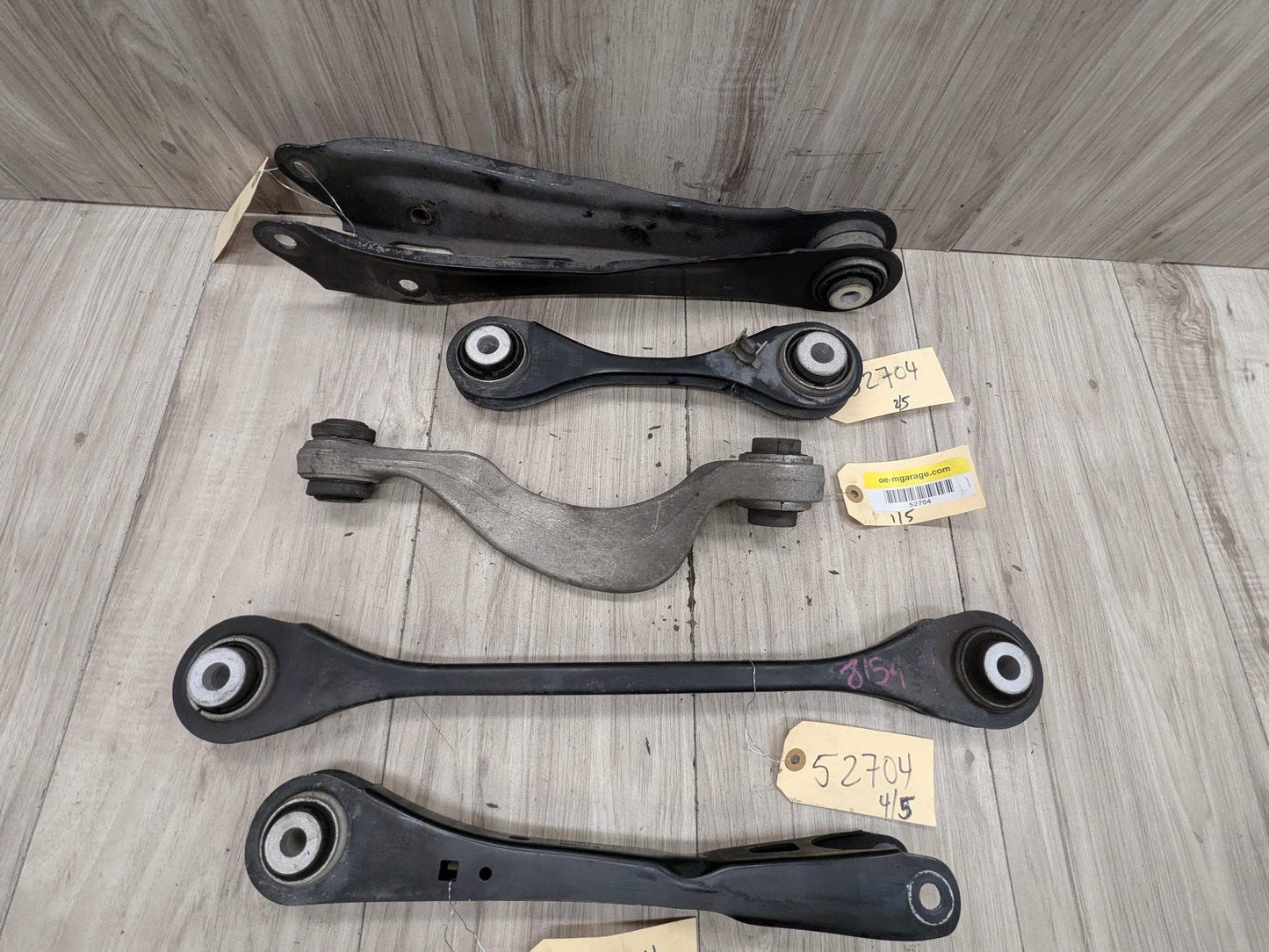 18-24 OEM BMW G01 G02 X3 X4 REAR Right Passenger Upper Lower Control Arm SET