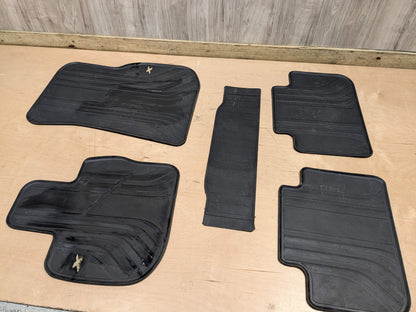 OEM BMW F97 G01 X3 X3M Front Rear All Weather Rubber Floor Mats Black SET