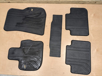 OEM BMW F97 G01 X3 X3M Front Rear All Weather Rubber Floor Mats Black SET